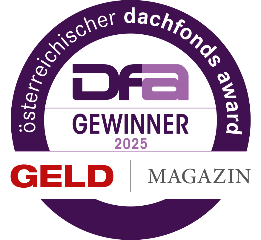 Auszeichnung Österreichischer Dachfonds Award 2025 GELD-Magazin